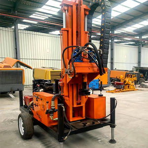 새로운 디자인 바퀴 물 우물 시추공 드릴링 장비 기계 SM200 휴대용 유압 지하 물 우물 드릴러 200m 깊이 - Product Image 6