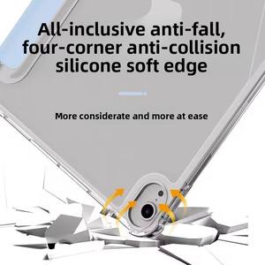 Funda Protectora Inteligente de PU de 8.3 Pulgadas con Ranura para Lápiz Transparente y Soporte Tríptico (<span class=keywords><strong>2</strong></span> Ángulos) para <span class=keywords><strong>iPad</strong></span> <span class=keywords><strong>Mini</strong></span> 6/7 - Product Image 6