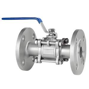 Прямые продажи с фабрики три штуки шаровой клапан фланец шаровой клапан из нержавеющей стали - Product Image 1