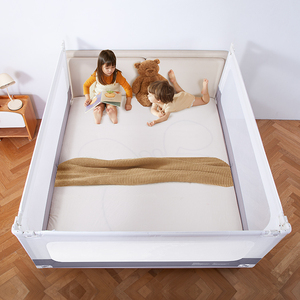 Barrière de <span class=keywords><strong>lit</strong></span> pliable réglable personnalisable OEM pour bébés et tout-petits – Barrière de protection latérale - Product Image 2