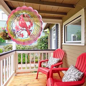 กังหันลมสปินเนอร์นกคาร์ดินัลกลางแจ้งสำหรับสวน \ ระเบียง \ ลานบ้าน - Product Image 3