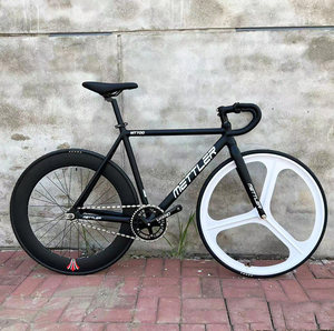 จักรยาน METTLER <span class=keywords><strong>BMX</strong></span> สำหรับผู้ชาย รุ่นแข่งขันบนสนาม โครงอะลูมิเนียมอัลลอยด์แข็งแรง ระบบเกียร์ฟลายอิ้งฟิกซ์ - Product Image 5