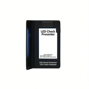 Presentador de Comandas LED de 5-1/4"x11" de Plástico Plegable para Muebles de Restaurante - Product Image 1