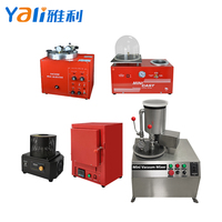 Equipo de Fundición de Joyería Mini, Juego Completo, Mezclador de Vacío para Oro, Horno de Fundición, Inyector de Cera, Horno de Fusión, Kit de Máquina para Hacer Joyas
