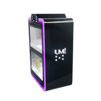 Logo personnalisé avec lumières LED présentoir de tabac présentoir en acrylique vitrine à cigares