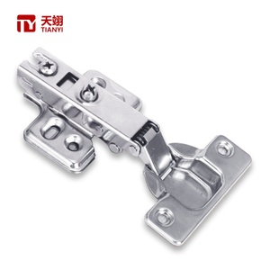 Charnières de meubles en fer de 35 mm au design industriel, antirouille, à fermeture douce, pour armoires, chambres, salles de bain, salons, cuisines - Product Image 1