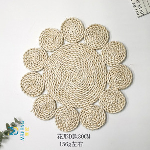 Bohème tissé à la main mur panier Textile tissu artisanat dessin animé fleur animaux <span class=keywords><strong>Motifs</strong></span> pour maison salon suspendus ornements pour - Product Image 4