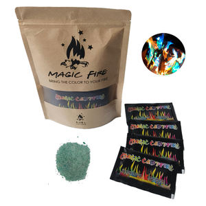 Poudre <span class=keywords><strong>de</strong></span> <span class=keywords><strong>feu</strong></span> <span class=keywords><strong>de</strong></span> joie Mystical Colored Flames pour l'extérieur Party Camping Magical Fire Tricks for Xmas New Year Fire Works Fireplace - Product Image 1