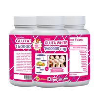 OEM/ODM Pil Pemutih Kulit Glutawhite 1500000mg Vitamin Antioksidan, Mendukung Anti-Penuaan dan Perbaikan Kulit