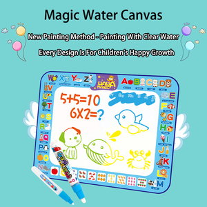 Penjualan Laris Tikar Menggambar Dapat Digunakan Kembali Tikar Belajar Melukis Cepat Kering Besar Aqua Magic Doodle Mat untuk Anak-anak - Product Image 2
