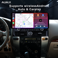 Autoradio multimédia Android 12,3 pouces avec GPS, lecteur vidéo, stéréo, Carplay Auto pour TOYOTA PRADO/120 2003-2009
