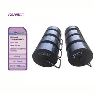 ACCURATEWT M1/M2 250kg & 500kg Rollengewichte Reine Stahl-Kalibriergewichte 12500mg Toleranz - Product Image 1