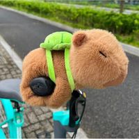 Bracelet slap en peluche Capybara mignon, jouet doux en forme d'animal, bracelet de poignet pour filles et adolescentes, anneau de main dessin animé, rembourrage en coton PP, cadeau