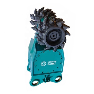 Twin Drum <b>Cutter</b> Double-head Milling Machine, <b>Mounted</b> on an Excavator - Product Image 2