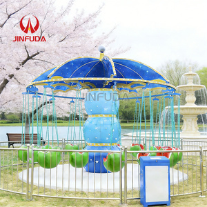 Salıncaklı Uçan Sandalye Lunapark Eğlence Araçları Atlıkarınca Atları Metal ve Fiberglas 500KG'dan Fazla Kapasiteli 16 Kişilik Satılık - Product Image 3