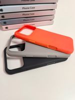 Étui de téléphone portable magnétique antichoc en TPU de luxe, couleur unie, silicone souple, compatible avec 14 Pro Max/13/12/11
