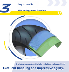 Nouveau pneu tubeless SCORCHER 11 de <span class=keywords><strong>15</strong></span> <span class=keywords><strong>pouces</strong></span> pour remplacement/réparation offrant une maniabilité supérieure et une excellente adhérence - Product Image 6