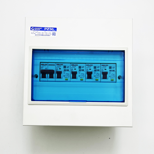 Patented PZ30 10 Way Surface Mounted MCB Power Distribution Panel Metal Enclosure Electrical Box Distribution Box Complete Set