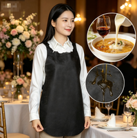 Tablier jetable non tissé léger résistant à la poussière pour bar à sushis, cuisine japonaise, chef