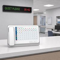 Botón Inalámbrico de Comunicación para Pacientes en Hospitales, Alarma Visual Centralizada para Estaciones Médicas y Pasillos