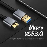Cable USB 3.0 Micro B para Disco Duro, Cable Externo SATA para HDD/SSD, Cable de Carga para S5, Cable Micro B USB3.0 para Disco Duro Samsung