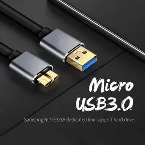 דיסק קשיח USB 3.0 מיקרו B כבל HDD SSD חיצוני Sata כבל עבור S5 טעינת כבל Samsung קשיח כונן מיקרו B USB3.0 כבל