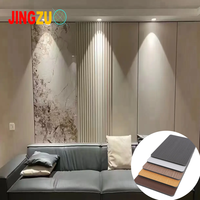 Panneau composite mural en PVC, revêtement mural en fibre de bambou, placage bois, charbon de bambou, cristal de carbone, 5 mm, étanche