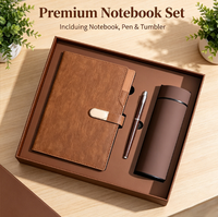 Carnet A5 multifonctionnel à feuilles mobiles, style professionnel, couverture en cuir PU premium changeant de couleur, beige, papier protecteur pour les yeux, coffret cadeau
