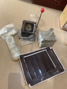 50x50 63.5x63.5 Acrylic tông vuông tủ lạnh nam châm cung cấp Nhà làm máy móc nạp tiền từ hướng dẫn sử dụng kim loại nam châm nhà sản xuất - Product Image 5