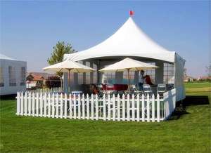 Tente pagode de taille personnalisée <span class=keywords><strong>pour</strong></span> la <span class=keywords><strong>location</strong></span> d'événements Marchés et magasins en plein air Cadre en aluminium renforcé Conception élégante de toit pointu - Product Image 4