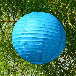 Đèn lồng giấy tròn trang trí nhà lễ hội Đèn Lồng Giấy tròn nhiều kích cỡ treo trang trí giấy đầy màu sắc cho nhà - Product Image 4