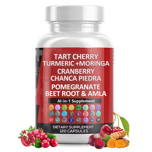 תמיכה חיסונית למבוגרים ויטמין תוספי תזונה tart דובדבן סלק שורש חמוציות תמצית קפסולות צמחים-לא לנשים בהריון - Product Image 1