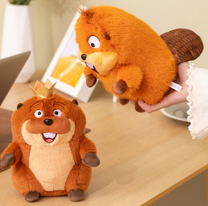 ตุ๊กตาโฮปเปอร์ส ทรานส์ฟอร์เมชั่น ซีรีส์ ตุ๊กตาบีเวอร์น่ารัก ตุ๊กตาผ้ากำมะหยี่แบบเคลื่อนไหวได้ สำหรับเป็นของขวัญ - Product Image 2