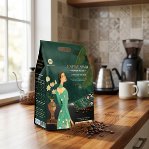 ODM/OEM กาแฟสำเร็จรูป1ใน1กาแฟดำ (สเปรย์แห้ง) 100% โรบัสต้า-เอสเพรสโซทันทีในถุงและจำนวนมาก - Product Image 3