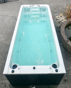 Calentador de piscina completo de Fitness privado sin fin <span class=keywords><strong>Spa</strong></span> al aire libre con filtro de arena Limpiador automático de piscina hidromasaje Piscina Surf acuático - Product Image 4