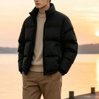 Veste d'hiver en duvet pour homme, imperméable, haut de gamme, pour la chasse, avec fermeture éclair, Motion High-end