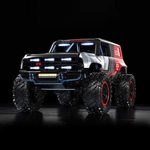 HYPER <span class=keywords><strong>GO</strong></span> MJX H12P 1/12 RC Crawler Haute Vitesse 4x4 Voiture d'escalade Télécommandée 2.4G <span class=keywords><strong>4</strong></span> Canaux Véhicule Tout-Terrain en Métal Jouet - Product Image 2