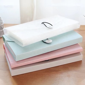 Expanding 13-Pocket Eco-friendly File Folder Organizer with Labels Bungee Closure Mini PP <strong>Wallet</strong> for <strong>Receipts</strong> Customized Colors - Product Image 2