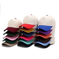 Gorra de Béisbol de 5 Paneles, Material Suave de Sarga 100% Algodón, Diseño 3D y Plano, Gorras con Logotipo Bordado Personalizado, Gorras de Dos Tonos