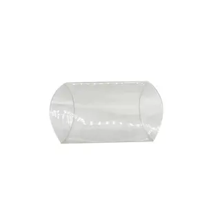 Estensioni dei capelli di plastica trasparente contenitore di PVC trasparente cuscino lungo
