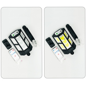 Lámpara Solar de Pared para Exteriores, LED, Cuadrada, con Control Remoto, Sensor de Movimiento, Ángulo de Haz de 20 Grados, Vida Útil de 50000 Horas - Product Image 5