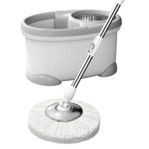 Rotary <b>Mop</b> With Bucket Microfiber Spin <b>Mop</b> Hands Free Automatic Spin Drying Floor Cleaning Tool - Product Image 4