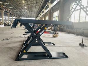 Tricar 1.2m idraulico a forbice 4000kg mobile piattaforma di sollevamento automatico a metà posizione sollevatore idraulico a forbice sollevatore auto - Product Image 2