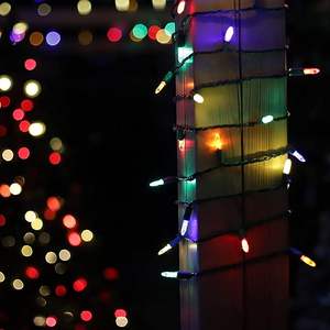 Para Luzes de Natal LED Mini Multicoloridas UL M5, Cordão de Luzes Externas com Classificação IP65 - Product Image 5