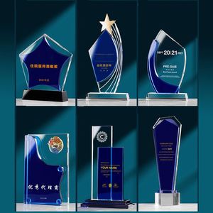 Oem / Odm Vente en gros Le plus récent trophée de récompense en verre de cristal personnalisé exalté pour les événements sportifs - Product Image 6