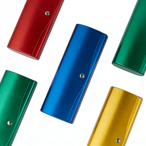 Estuche de Metal para Gafas Hecho a Medida con Cierre de Botón a Presión para Uso Diario - Product Image 6