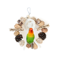 Hete Verkoop Natuurlijk Veilig Materiaal Stand Baars Hout Vogel Speelgoed Voor Papegaai Kauwen Speelgoed Ferrule