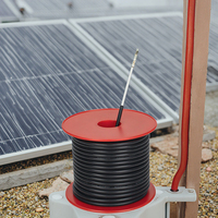 Vente en gros câbles photovoltaïques Tuv XLPO sans halogène PV1-F d'isolation de câble cc 4mm 6mm câble solaire Pv pour système d'énergie solaire