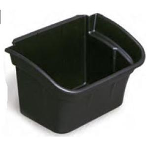 Cubo porta posate nero da 15,1 L per stoccaggio e organizzazione - Product Image 1