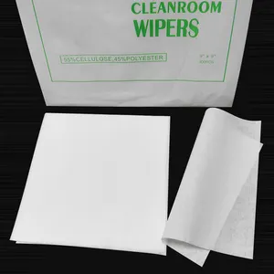 Fabriek Leverancier Witte Kleur Speciale Snijden Cleanroom Non-woven Ruitenwissers Voor Industriële